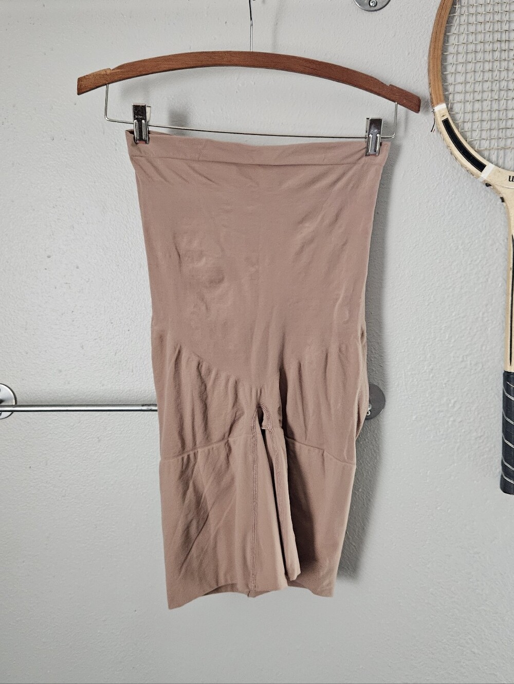SPANX High-Waist Nude Shaping Shorts 2X Power Series